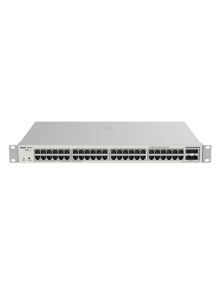 Switch L2, 48 x RJ45 1G PoE+, 4 x SFP 1G, PoE 370W, Cloud Management - Ruijie Reyee RG-NBS3100-48GT4SFP-P-V2