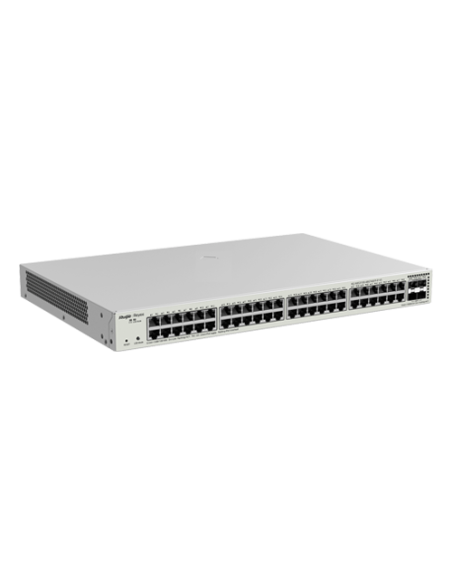 Switch L2, 48 x RJ45 1G PoE+, 4 x SFP 1G, PoE 370W, Cloud Management - Ruijie Reyee RG-NBS3100-48GT4SFP-P-V2