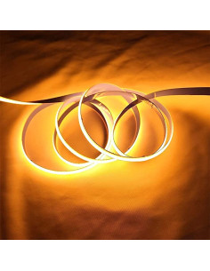 Banda LED COB Portocaliu 480led/M, IP20, 24V, 10 Metri