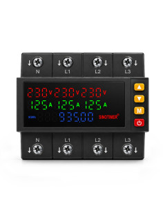 Releu protectie trifazic Sinotimer STVP935A-K-125A, 125A, supratensiune, subtensiune, monitorizare V/A/kWh