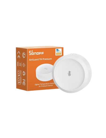 SONOFF SNZB-02B — Senzor Temperatură și Umiditate ZigBee