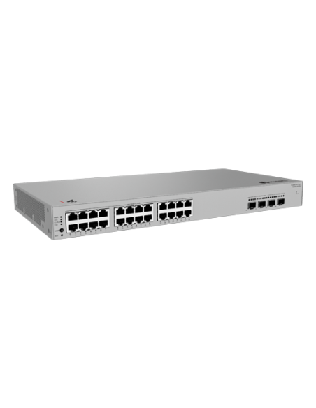 Switch L2, 24 x RJ45 1G PoE+, 2 x SFP 2.5G, 2 x SFP+ 10G, PoE 195W, Cloud Management - Huawei eKit S220S-24LP4JX