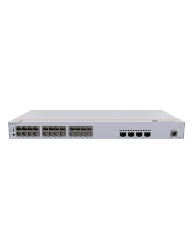 Switch L2, 24 x RJ45 1G PoE+, 4 x SFP+ 10G, PoE 400W, iStack, Cloud Management - Huawei eKit S310-24P4X