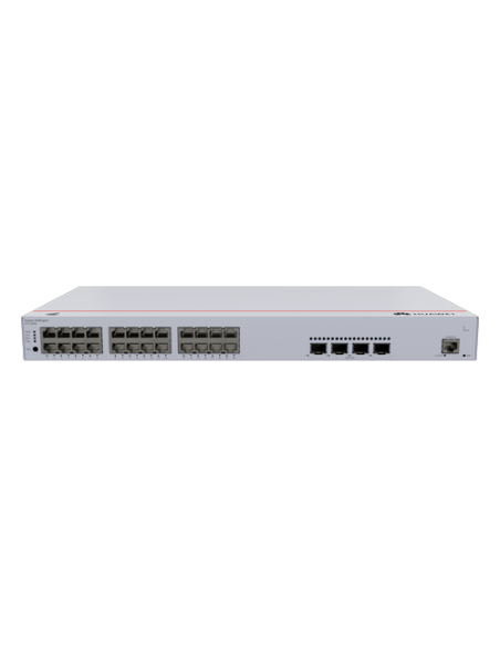 Switch L2, 24 x RJ45 1G PoE+, 4 x SFP+ 10G, PoE 400W, iStack, Cloud Management - Huawei eKit S310-24P4X