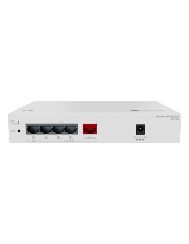 Router AR280, 1 x RJ45 2.5G, 4 x RJ45 1G, WAC integrat, PoE 41W - Huawei eKit AR280
