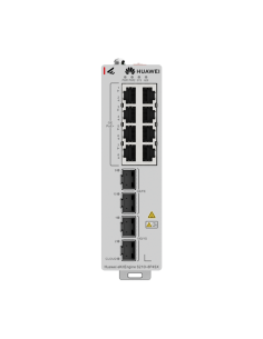 Switch industrial L2, 8 x RJ45 1G PoE+, 2 x SFP 1G, 2 x SFP+ 10G, PoE 240W, Cloud Management - Huawei eKit S210I-8P4SX