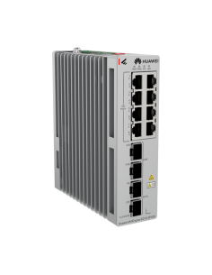 Switch industrial L2, 8 x RJ45 1G PoE+, 2 x SFP 1G, 2 x SFP+ 10G, PoE 240W, Cloud Management - Huawei eKit S210I-8P4SX 2