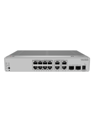 Switch L3, 4 x RJ45 1G PoE+, 8 x RJ45 2.5G PoE++, 2 x SFP+ 10G, Cloud Management - Huawei eKit S310S-4P8UN2X