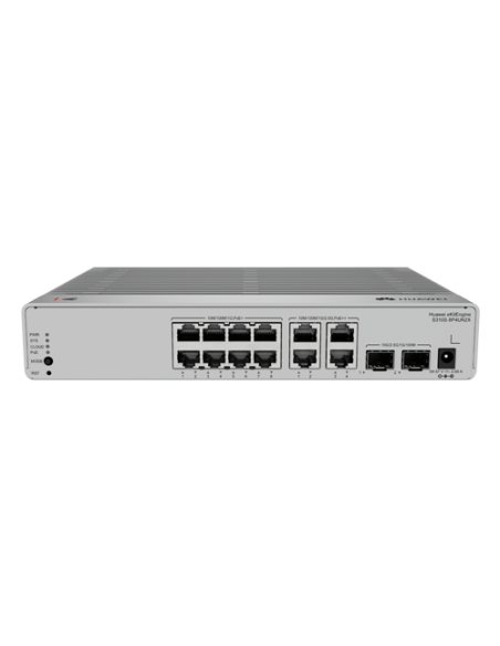 Switch L3, 8 x RJ45 1G PoE+, 4 x RJ45 2.5G PoE++, 2 x SFP+ 10G, PoE 125W - Huawei eKit S310S-8P4UN2X