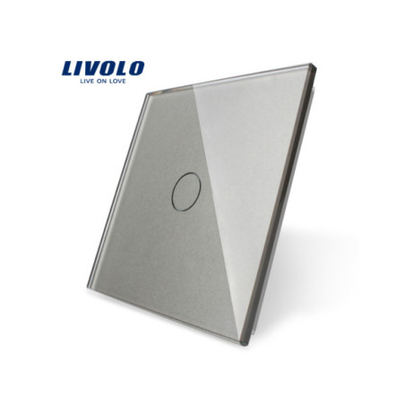 Panou din sticlă pentru Întrerupător Touch simplu 2M Livolo