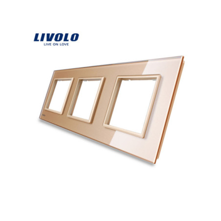 Ramă din sticlă Triplă 3x2M Livolo