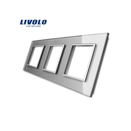 Ramă din sticlă Triplă 3x2M Livolo