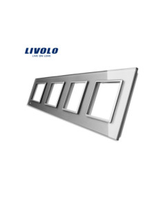 Ramă din sticlă Cvadruplă 4x2M Livolo