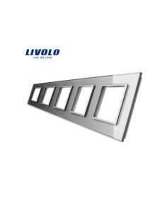 Ramă din sticlă Cvintuplă 5x2M Livolo 2