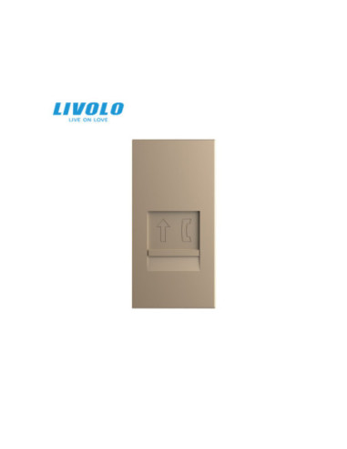 Modul Priză Telefon RJ11 1M Livolo