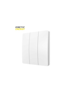 Întrerupător triplu wireless/ fără fir Kinetic Energy, cu revenire