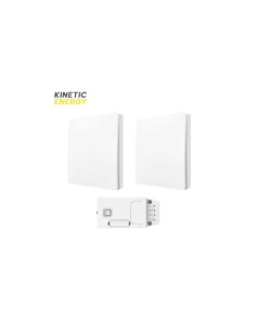 KIT Cap-Scară - 2 Întrerupătoare simple Kinetic Energy + Controller 1 canal, 5A, Wi-Fi