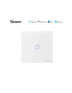 Sonoff T0EU1C-TX - Întrerupător Touch simplu cu control WiFi cu nul