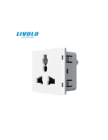 Modul Priză Universală 16A 2M Livolo
