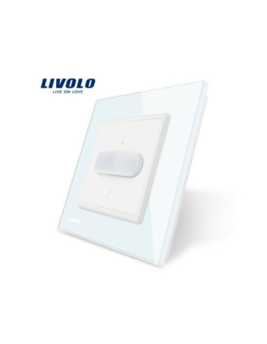 Întrerupător Touch cu Senzor de mișcare Livolo, alb