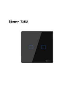 Sonoff T3EU2C-TX - Întrerupător Touch dublu cu control WiFi si RF cu nul