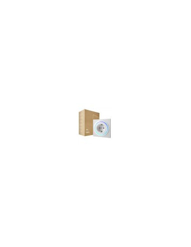 Priza smart tip F cu monitorizare consum Walli FIBARO, alb