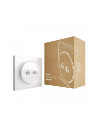 Priza Ethernet Walli N FIBARO, alb