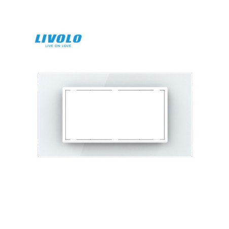 Ramă din sticlă 4M pentru doză 4 module Standard Italian Livolo