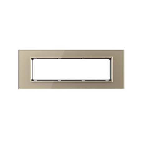 Ramă din sticlă 7M pentru doză 6/7 module Standard Italian Livolo