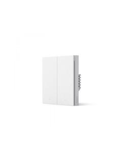Intrerupator smart dublu fara nul, Zigbee H1 Aqara