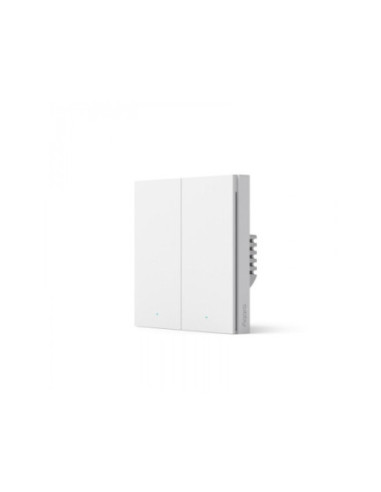 Intrerupator smart dublu cu nul, Zigbee H1 Aqara
