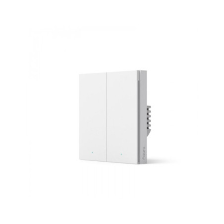 Intrerupator smart dublu cu nul, Zigbee H1 Aqara
