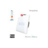 Întrerupător smart Zigbee touch dimmer (variator) TUYA, panou sticlă, cu nul, Moono, alb