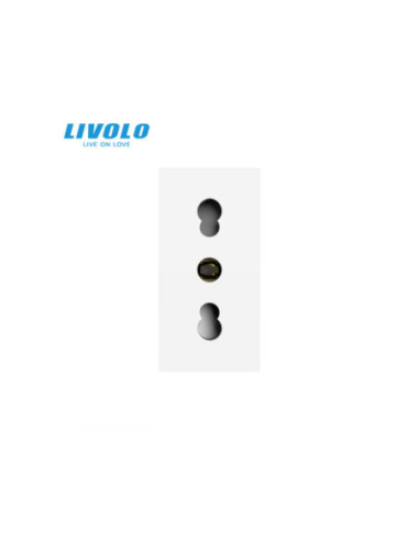 Modul priza simpla italiana 1M Livolo