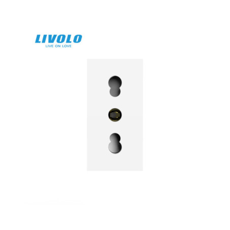 Modul priza simpla italiana 1M Livolo