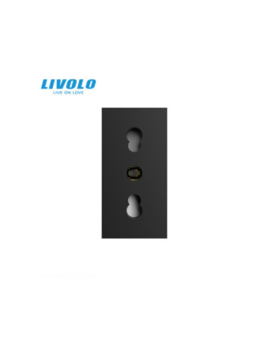 Modul priza simpla italiana 1M Livolo
