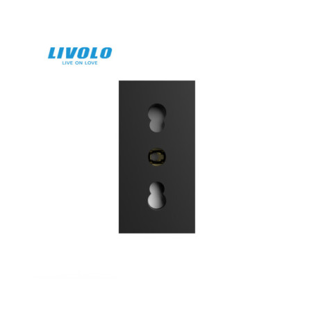 Modul priza simpla italiana 1M Livolo
