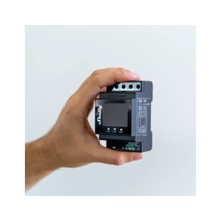Shelly Pro 4PM V2 - releu 4 canale 16A, cu monitorizare consum, LAN, WiFi, Bluetooth