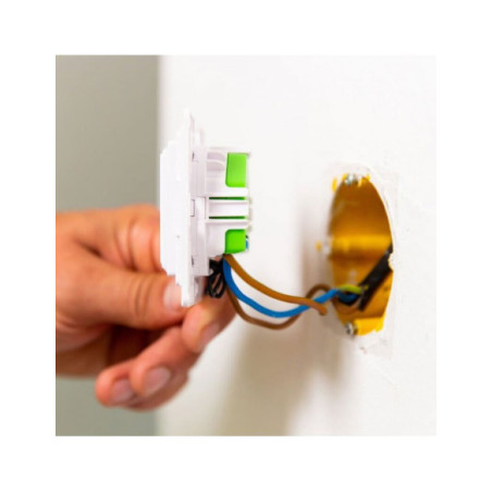 Shelly wall switch 1 -  intrerupator simplu pentru relee smart Shelly (alb)