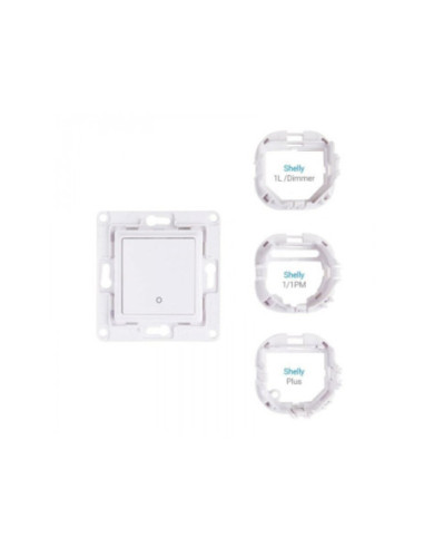Shelly wall switch 1 -  intrerupator simplu pentru relee smart Shelly (alb)