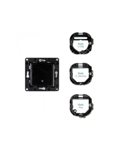Shelly wall switch 1 -  intrerupator simplu pentru relee smart Shelly (negru)