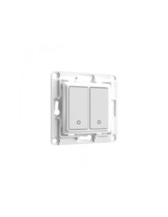 Shelly wall switch 2 -  intrerupator dublu pentru relee smart Shelly (alb)