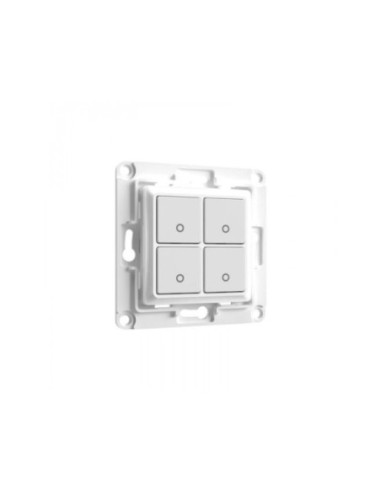 Shelly wall switch 4 -  intrerupator cvadruplu pentru relee smart Shelly (alb)