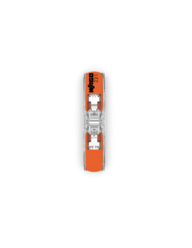 Conector legături rapide cu manetă, 2 poli, Wago 221-2411