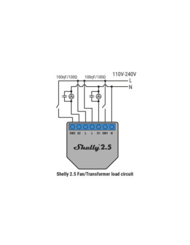 Shelly RC Snubber - Amortizor tensiune pentru releele Shelly