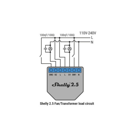 Shelly RC Snubber - Amortizor tensiune pentru releele Shelly