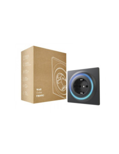 Priza smart tip F cu monitorizare consum Walli FIBARO, negru