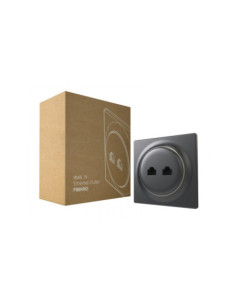 Priza Ethernet Walli N FIBARO, negru