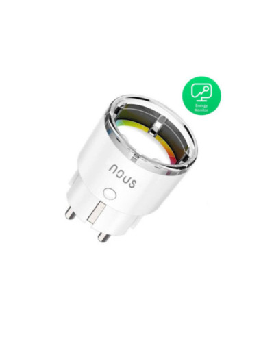 Priza Smart ZigBee 3.0 Nous A1Z, 16A, cu monitorizare consum, Tuya