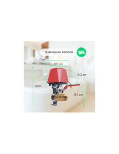 Electrovalva Smart Zigbee 3.0 Nous LZ3 Tuya 2